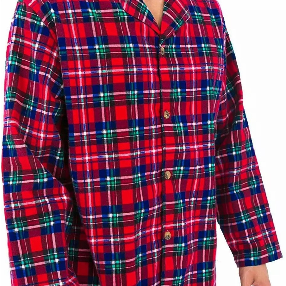 ALEXANDER DEL ROSSA Men’s Plaid Pajama Set L - Picture 3 of 8